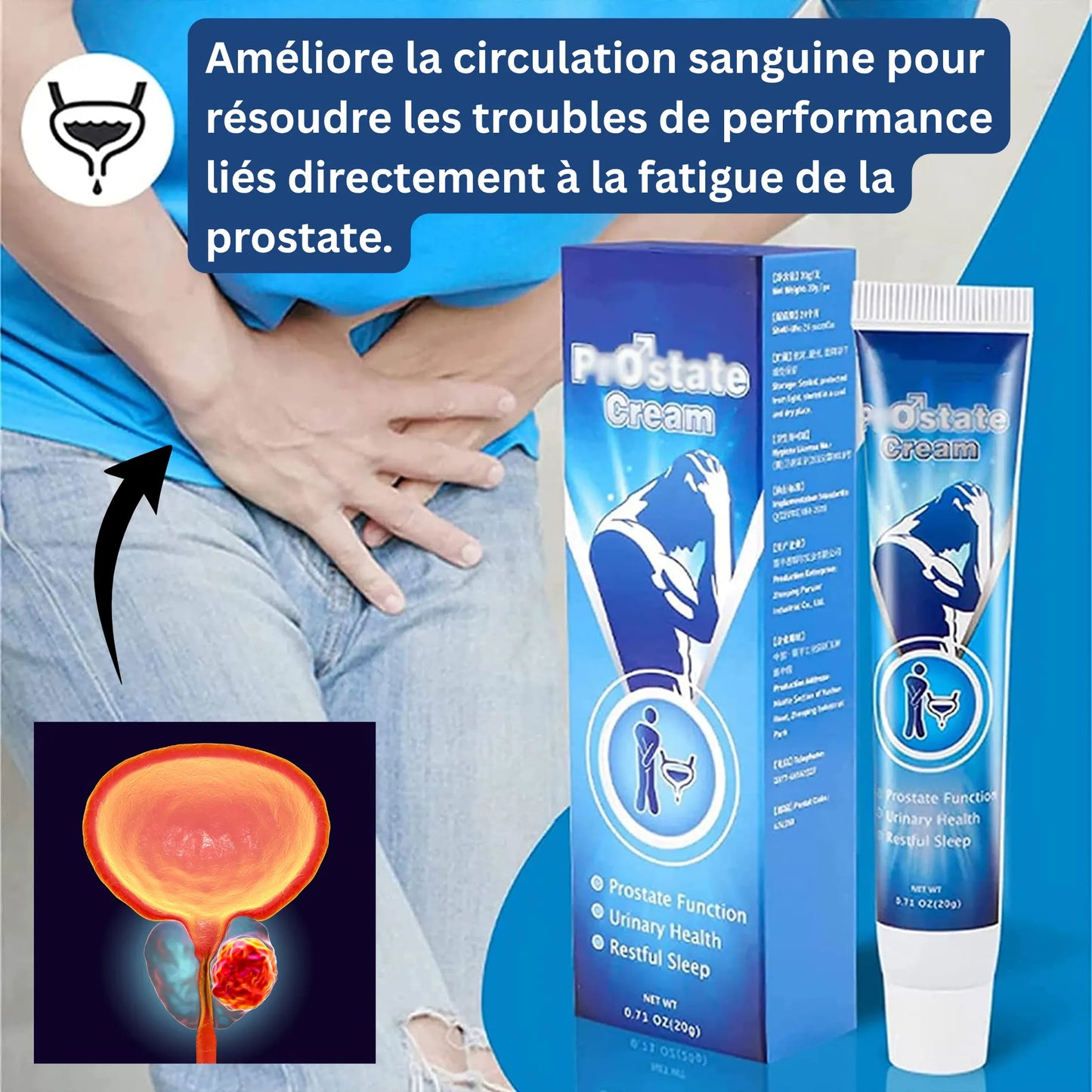 Prosta-Allemande™ : Éliminez l'Inflammation et Retrouvez Votre Vitalité Masculine.