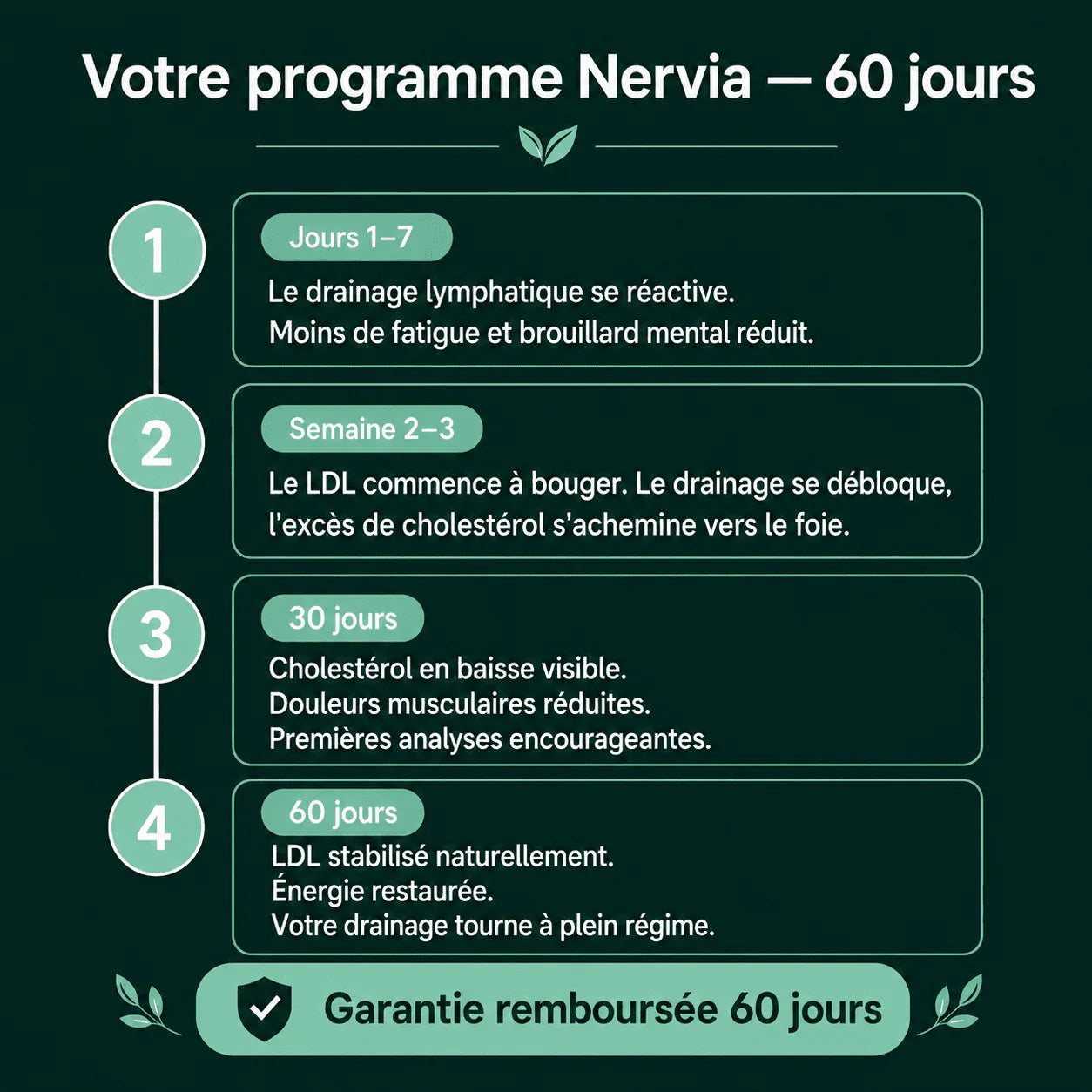 Gélules de Drainage Lymphatique · Transformation totale en 60 jours