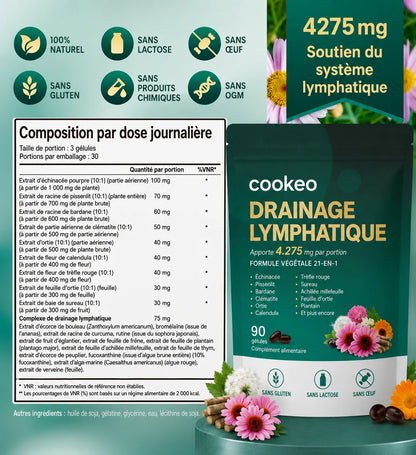 Gélules de Drainage Lymphatique · Transformation totale en 60 jours