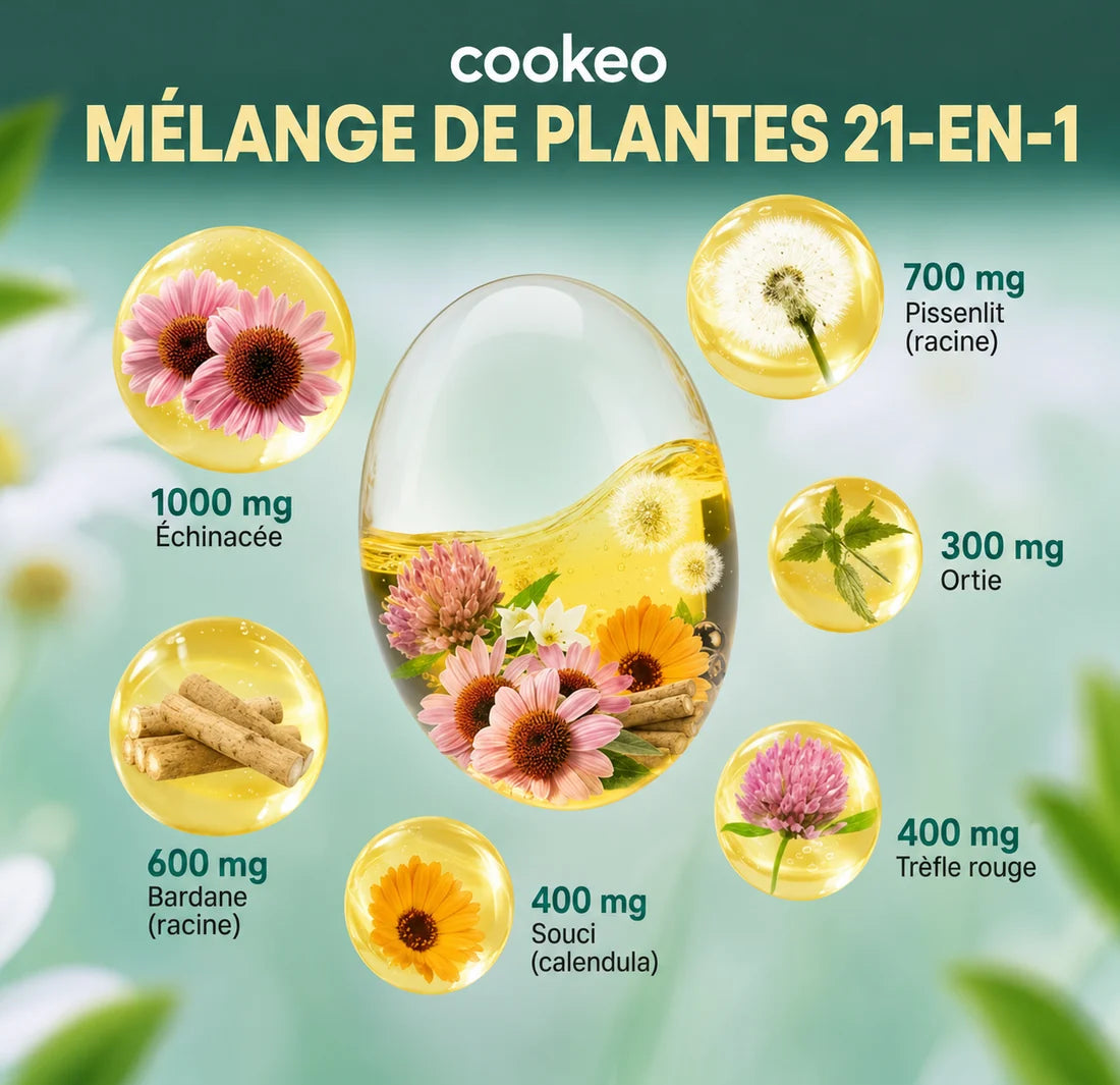 Gélules de Drainage Lymphatique · Transformation totale en 60 jours