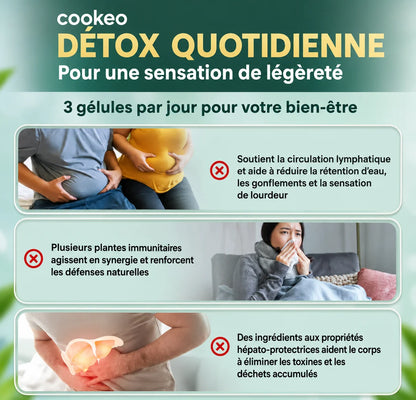 Gélules de Drainage Lymphatique · Transformation totale en 60 jours