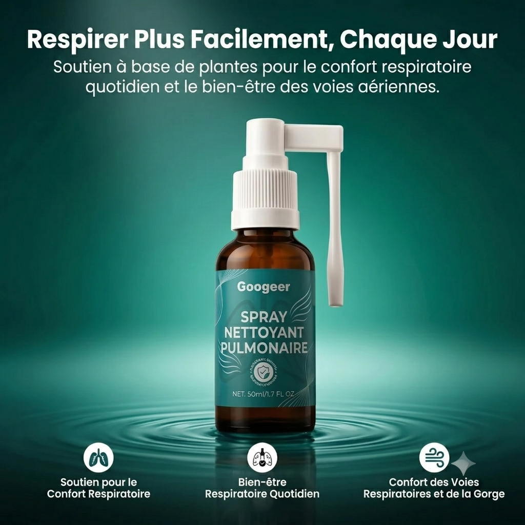Spray nettoyant pour les poumons