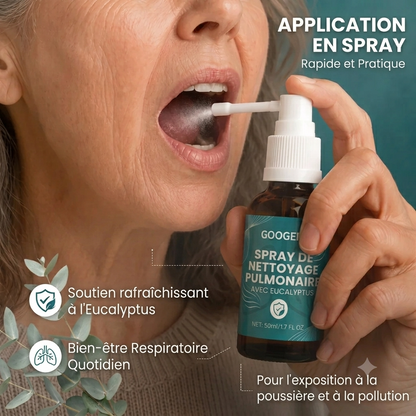 Spray nettoyant pour les poumons