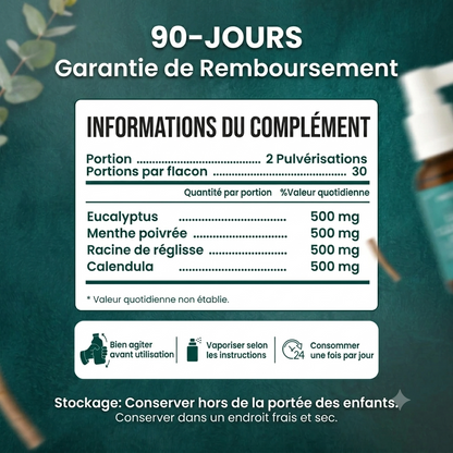 Spray nettoyant pour les poumons